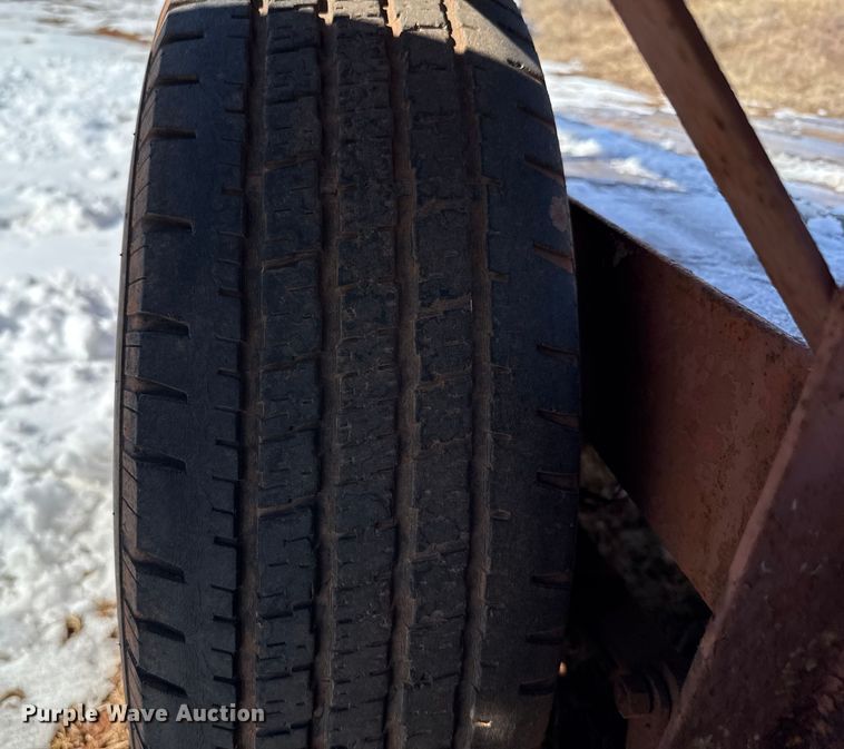 image for item ES5747 Shop Built flatbed trailer