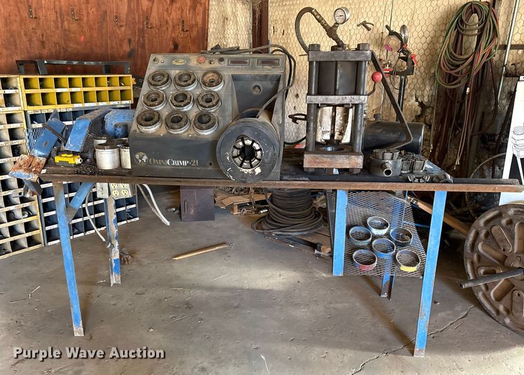 image for item ES8531 Gates OmniCrimp 21 hydraulic hose crimp machine