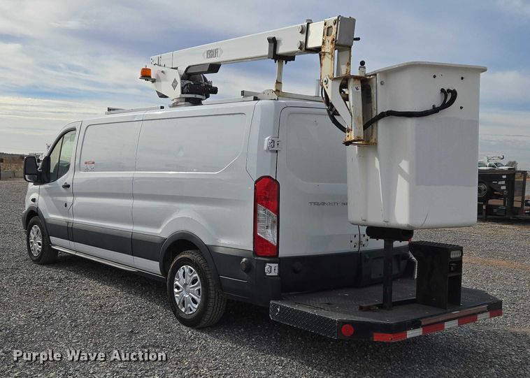 image for item ET1124 2019 Ford Transit 350 van with bucket lift