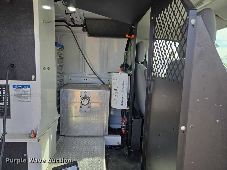 image for item ET1124 2019 Ford Transit 350 van with bucket lift