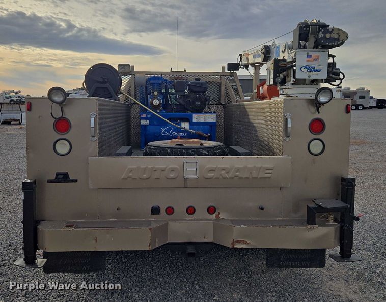 image for item ET1126 2012 Ford F350 Ext. Cab utility bed pickup truck