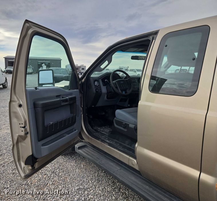 image for item ET1126 2012 Ford F350 Ext. Cab utility bed pickup truck