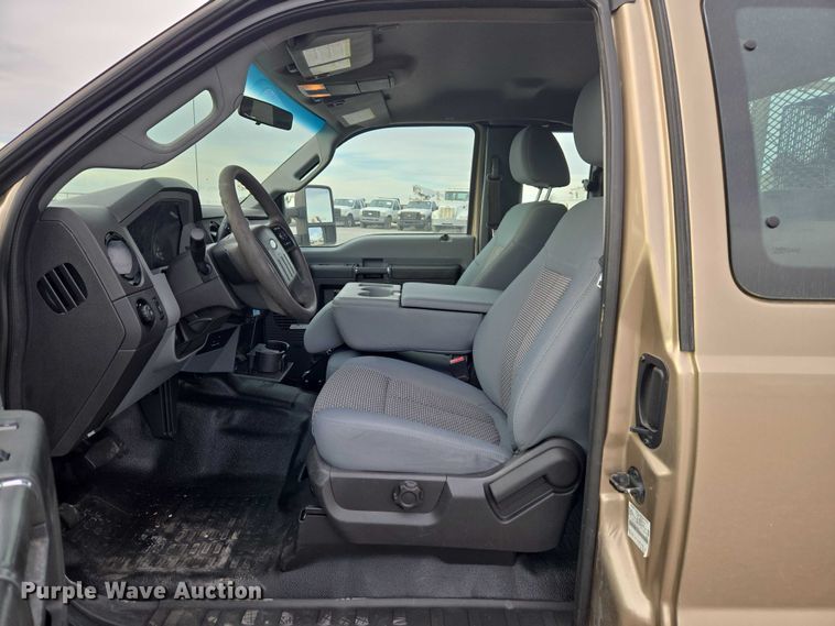 image for item ET1126 2012 Ford F350 Ext. Cab utility bed pickup truck