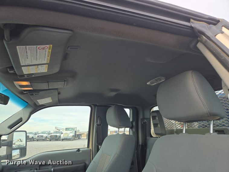 image for item ET1126 2012 Ford F350 Ext. Cab utility bed pickup truck