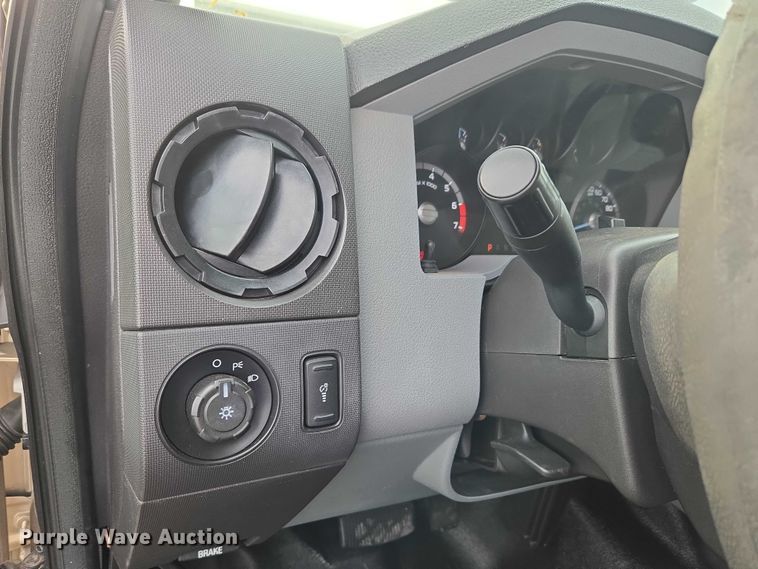 image for item ET1126 2012 Ford F350 Ext. Cab utility bed pickup truck