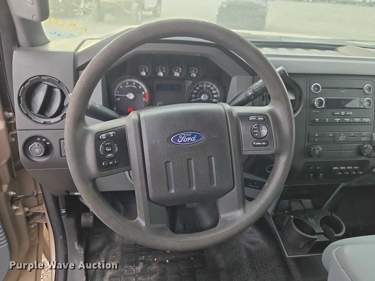 image for item ET1126 2012 Ford F350 Ext. Cab utility bed pickup truck