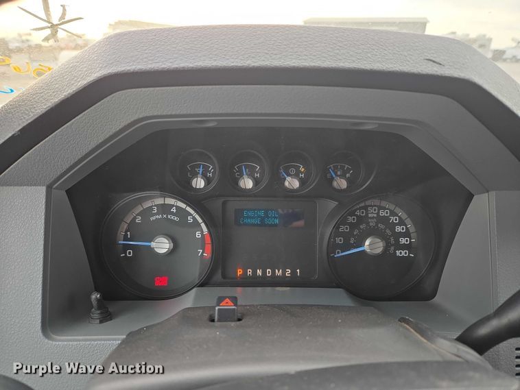 image for item ET1126 2012 Ford F350 Ext. Cab utility bed pickup truck