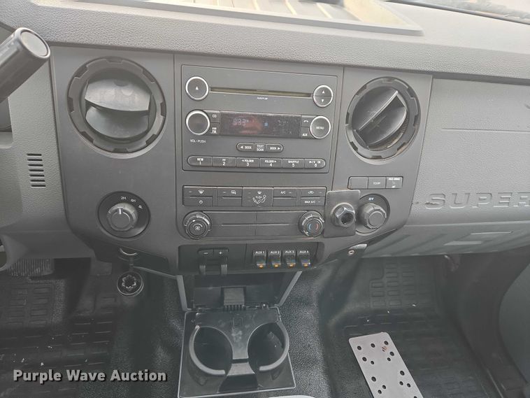 image for item ET1126 2012 Ford F350 Ext. Cab utility bed pickup truck