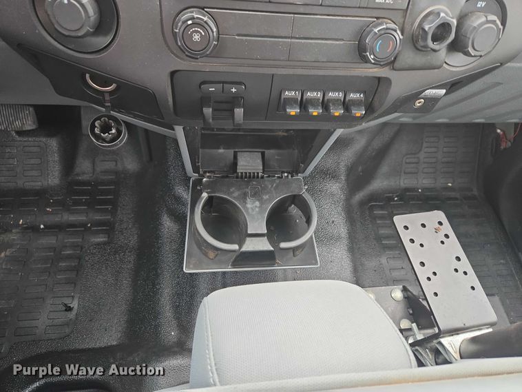 image for item ET1126 2012 Ford F350 Ext. Cab utility bed pickup truck