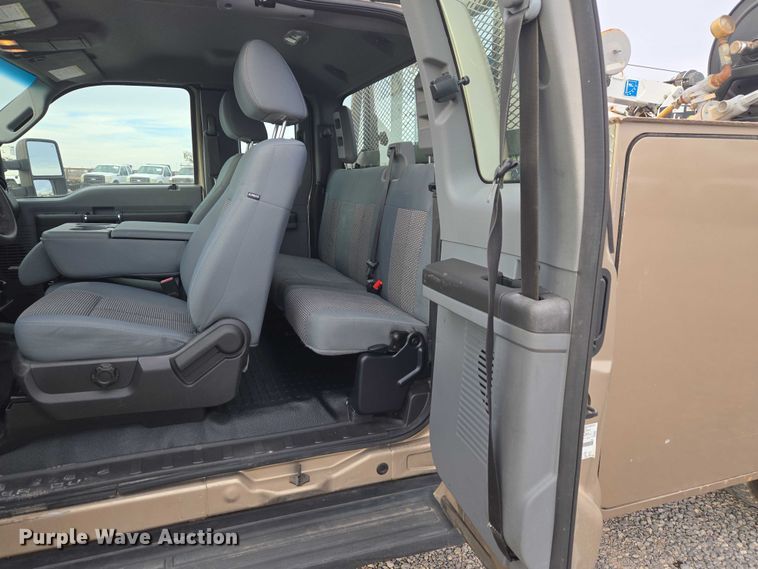 image for item ET1126 2012 Ford F350 Ext. Cab utility bed pickup truck