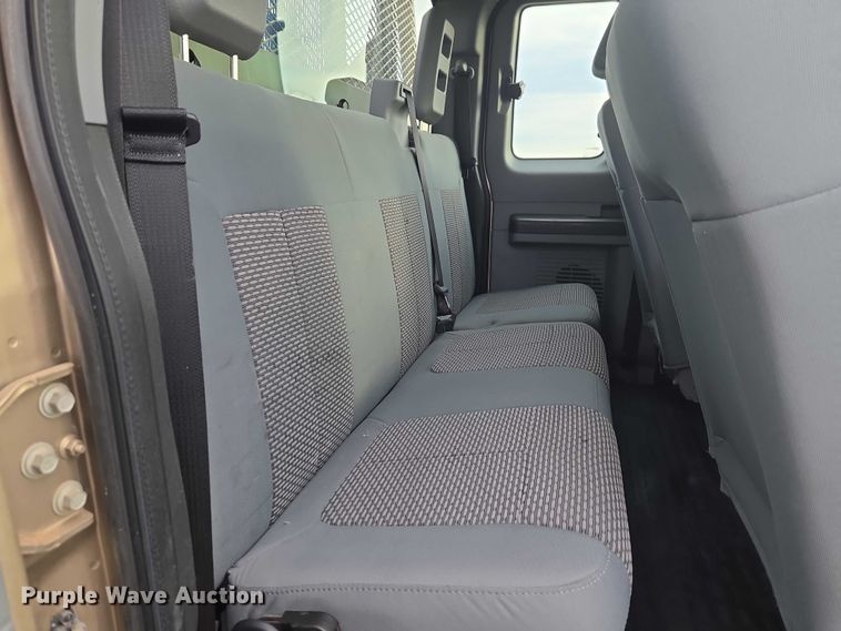 image for item ET1126 2012 Ford F350 Ext. Cab utility bed pickup truck