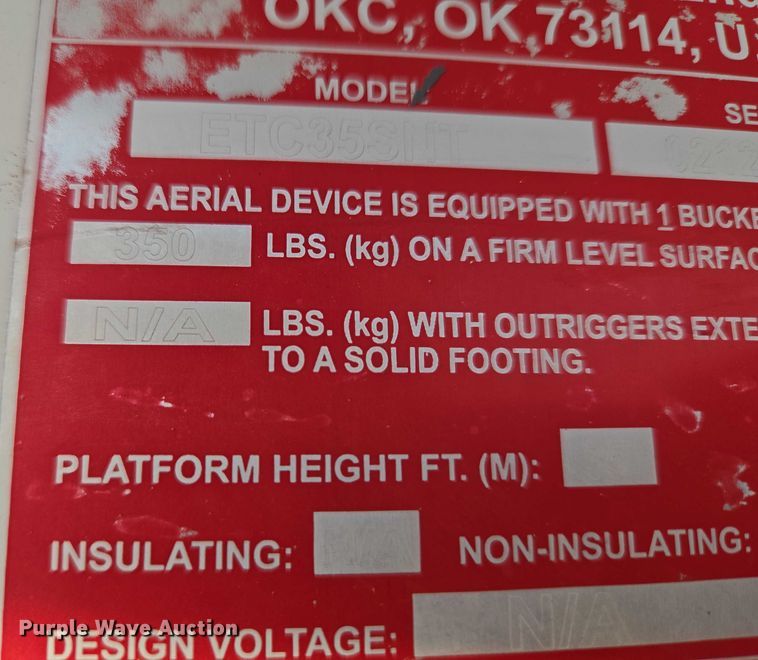 image for item ET1127 2012 Ford F550 Super Duty XL bucket truck