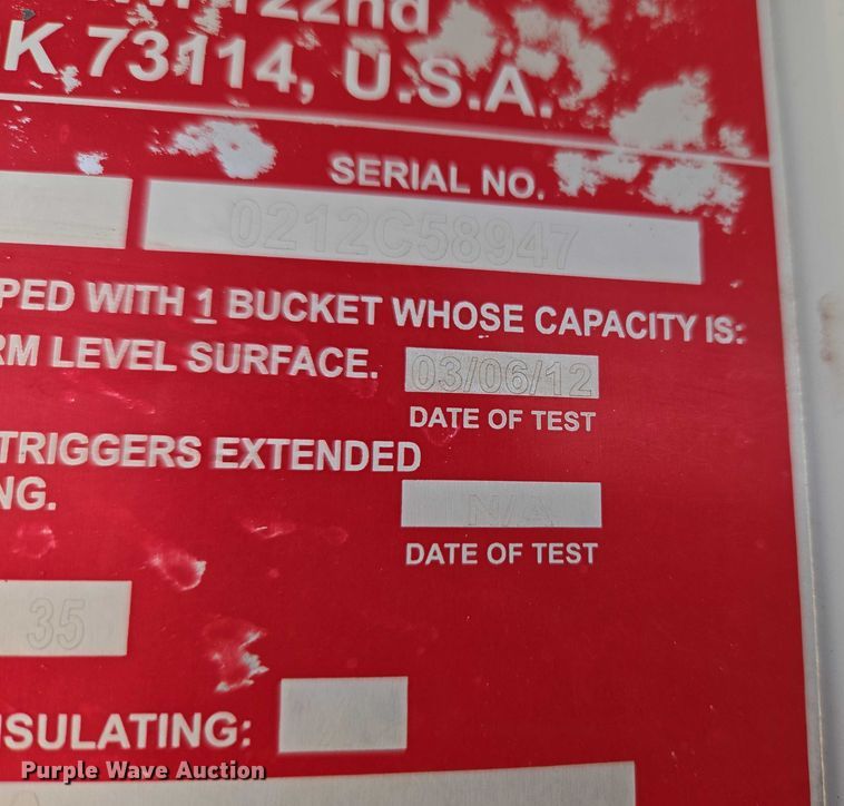 image for item ET1127 2012 Ford F550 Super Duty XL bucket truck