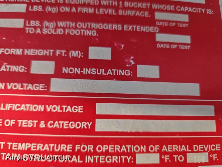 image for item ET1127 2012 Ford F550 Super Duty XL bucket truck