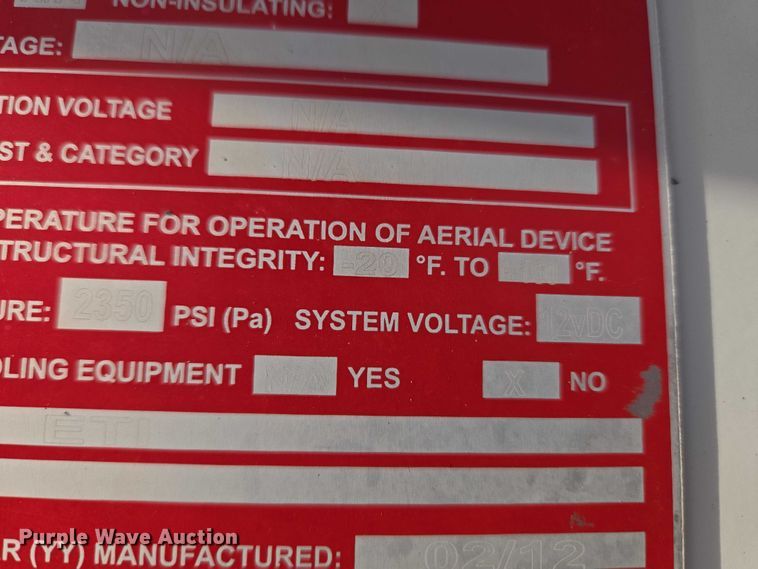 image for item ET1127 2012 Ford F550 Super Duty XL bucket truck