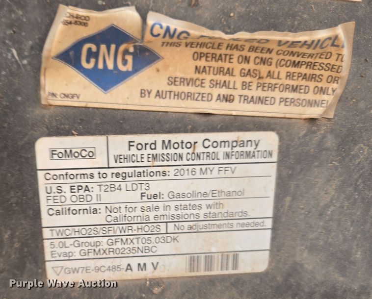 image for item ET1174 2016 Ford F150 XLT Crew Cab pickup truck