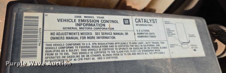 image for item ET1180 2006 GMC Sierra 1500 Ext. Cab pickup truck