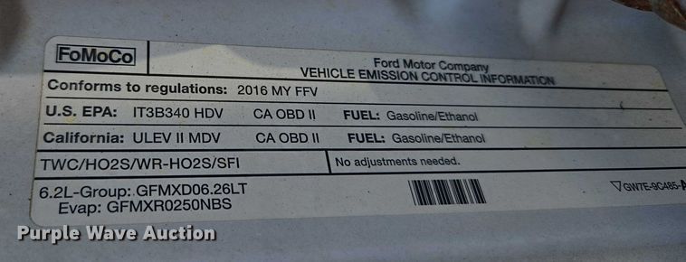 image for item ET1189 2016 Ford F250 Super Duty XL pickup truck