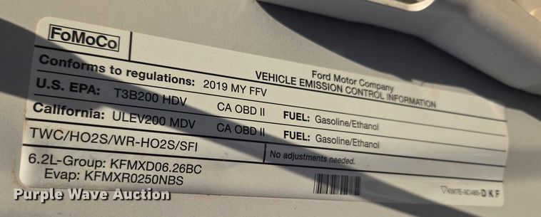 image for item ET1203 2019 Ford F250 Super Duty XL pickup truck