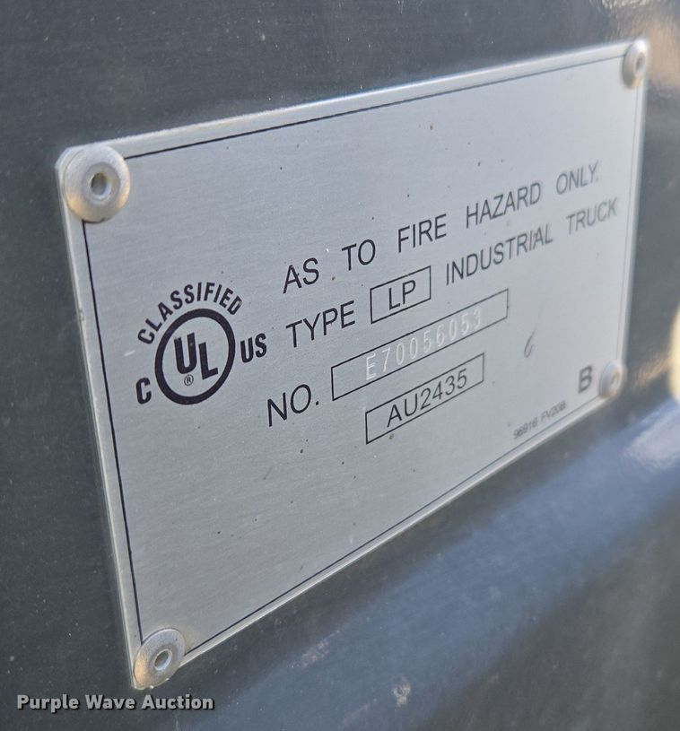 image for item ET1241 2018 UniCarriers PF50 forklift