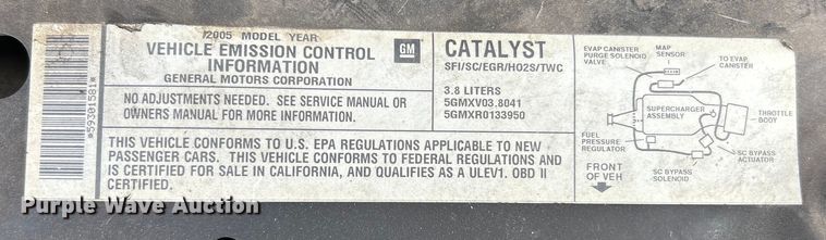 image for item ET6910 2005 Chevrolet Monte Carlo SS 