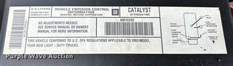 image for item ET6912 2003 GMC Yukon SUV