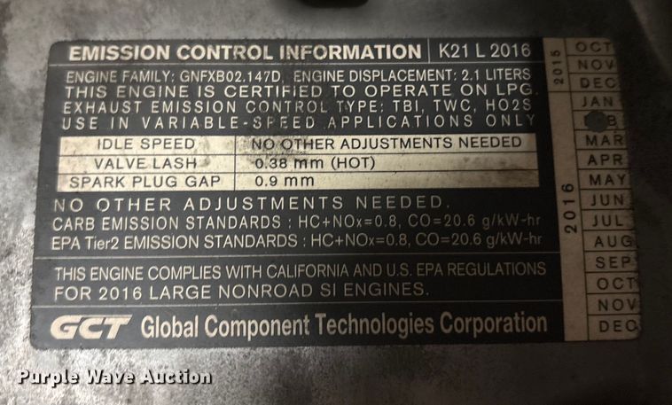 image for item ET8646 2016 UniCarriers CFS40 forklift