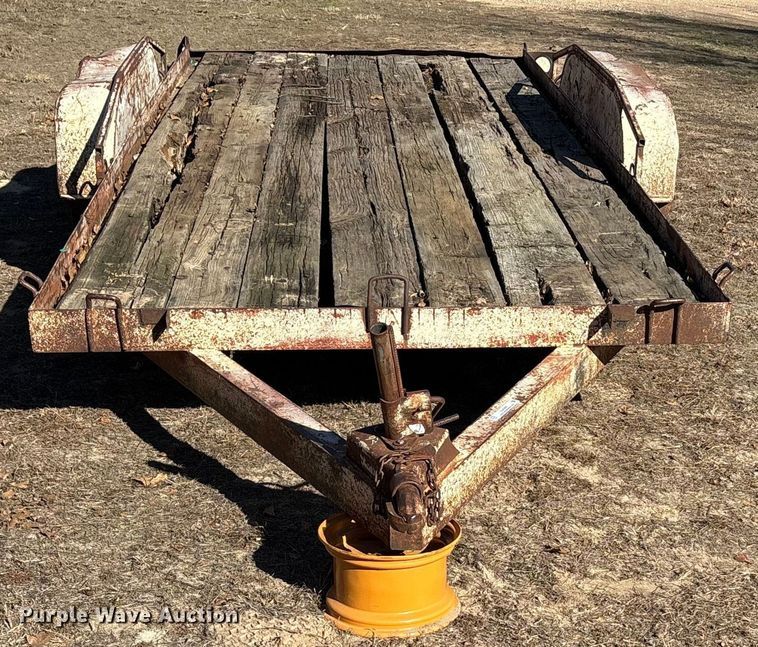 image for item EU0280 Shop built utility trailer