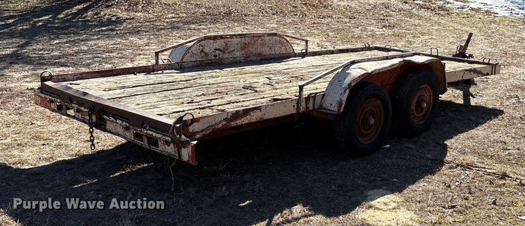 image for item EU0280 Shop built utility trailer