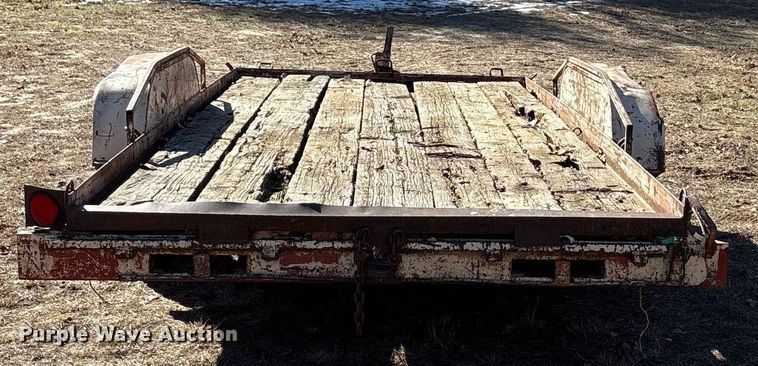 image for item EU0280 Shop built utility trailer