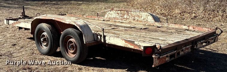 image for item EU0280 Shop built utility trailer