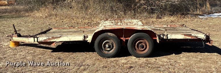 image for item EU0280 Shop built utility trailer