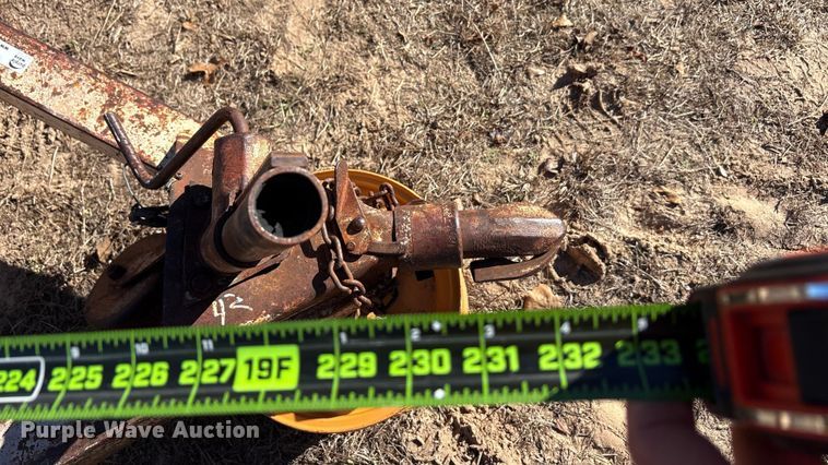 image for item EU0280 Shop built utility trailer