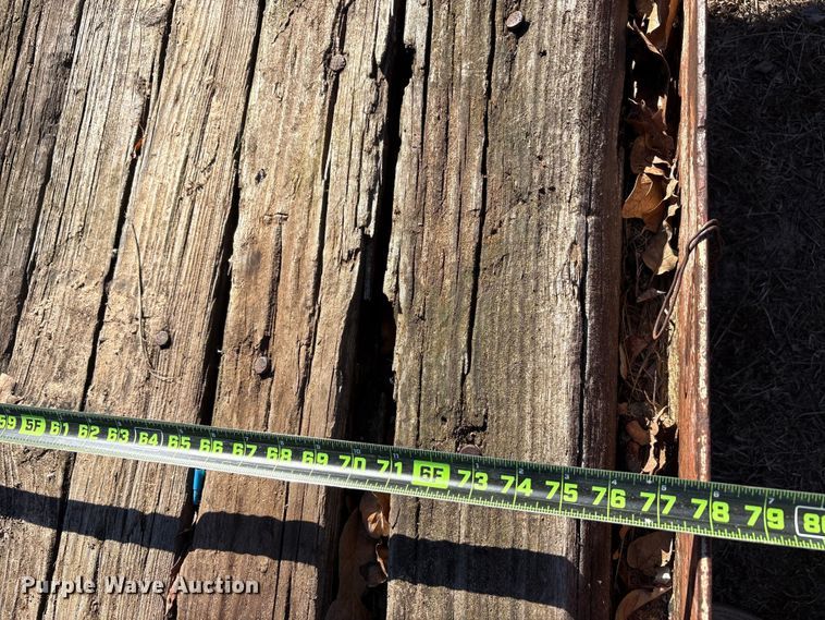 image for item EU0280 Shop built utility trailer