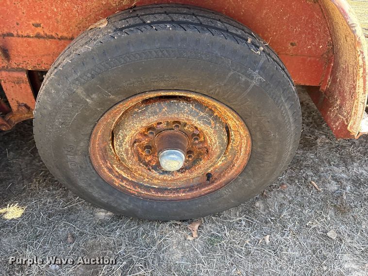 image for item EU0280 Shop built utility trailer