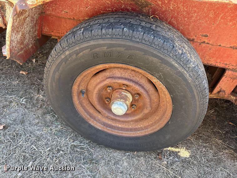 image for item EU0280 Shop built utility trailer