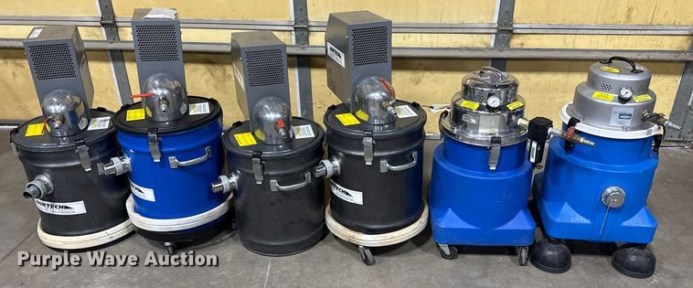 image for item EU4031 (6) air operated HEPA vacuums 