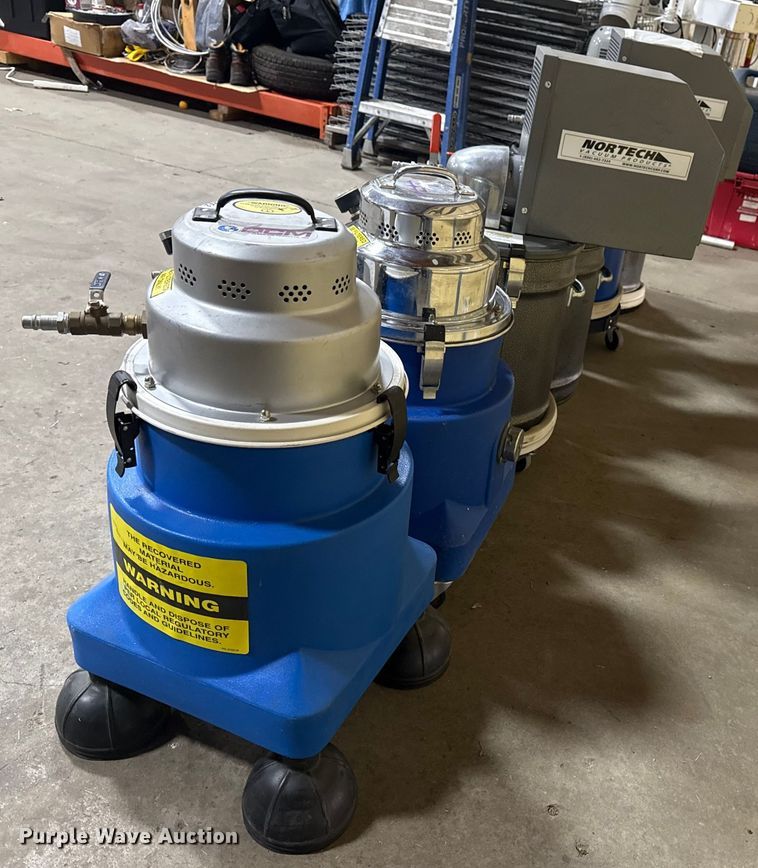 image for item EU4031 (6) air operated HEPA vacuums 