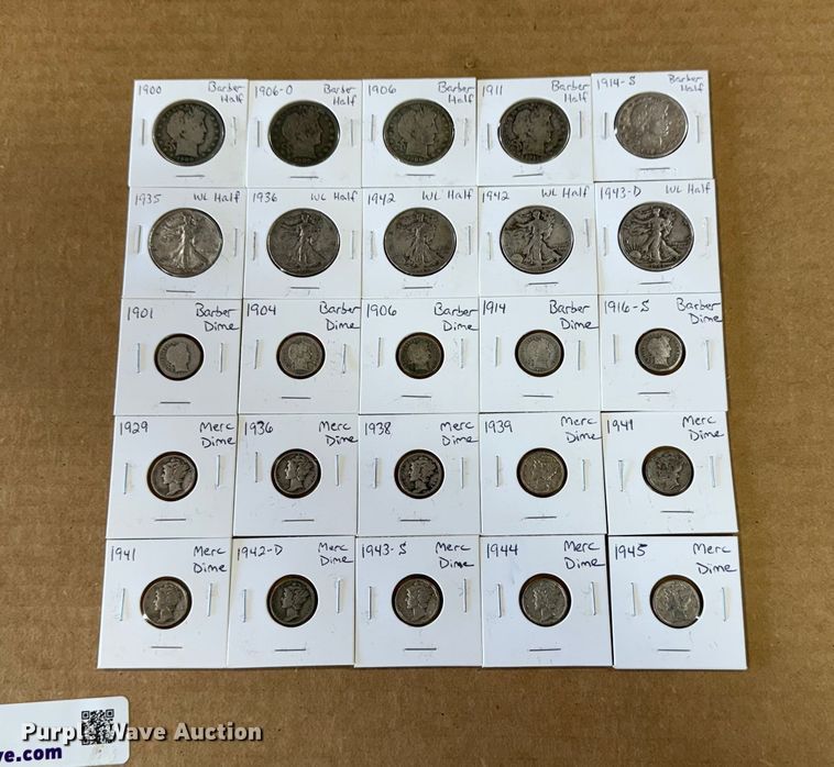 image for item EU4033 (25) Silver coins