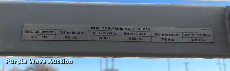 image for item EU4790 2021 UniCarriers PF50 forklift