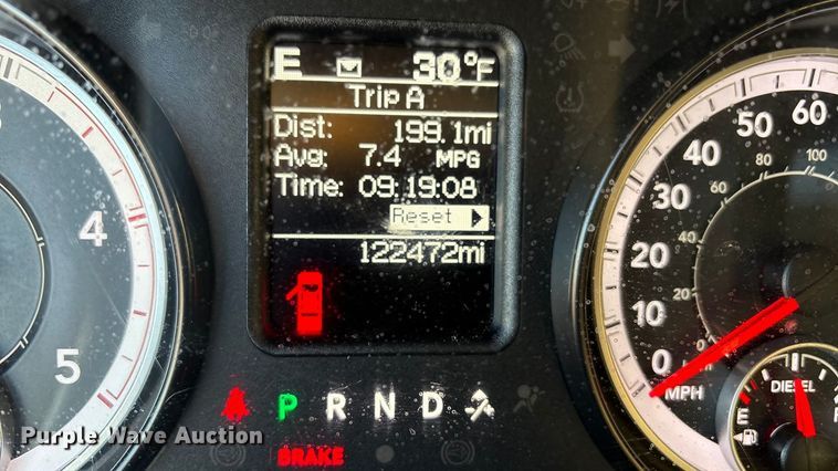 image for item EU4792 2016 RAM 5500HD truck cab and chassis