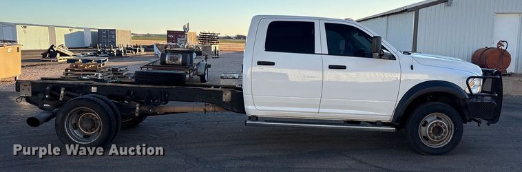 image for item EU4793 2016 RAM 5500HD truck cab and chassis