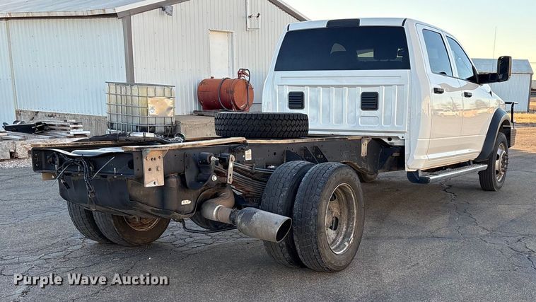 image for item EU4793 2016 RAM 5500HD truck cab and chassis