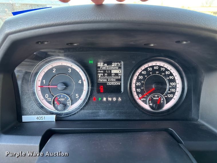 image for item EU4793 2016 RAM 5500HD truck cab and chassis