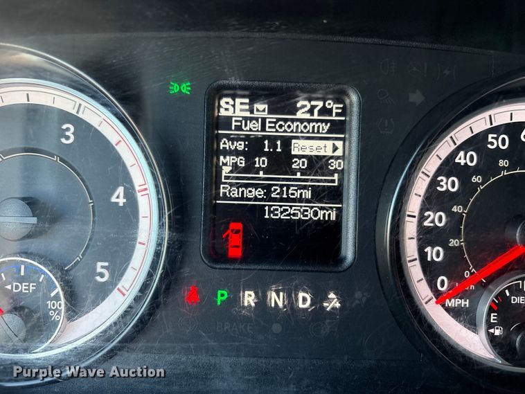 image for item EU4793 2016 RAM 5500HD truck cab and chassis