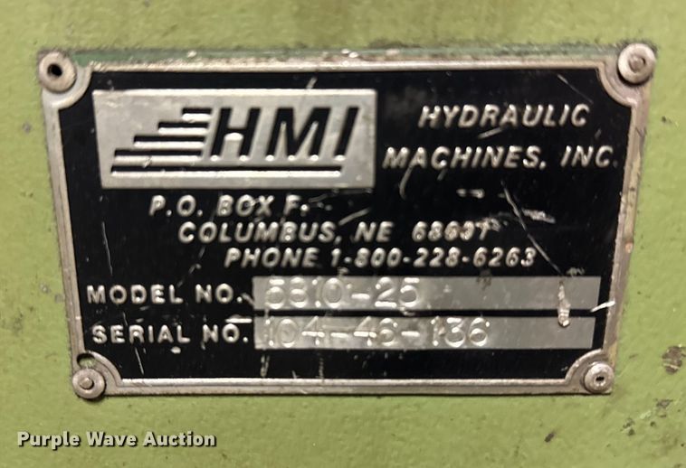 image for item EU6395 HMI 5810-25 iron worker