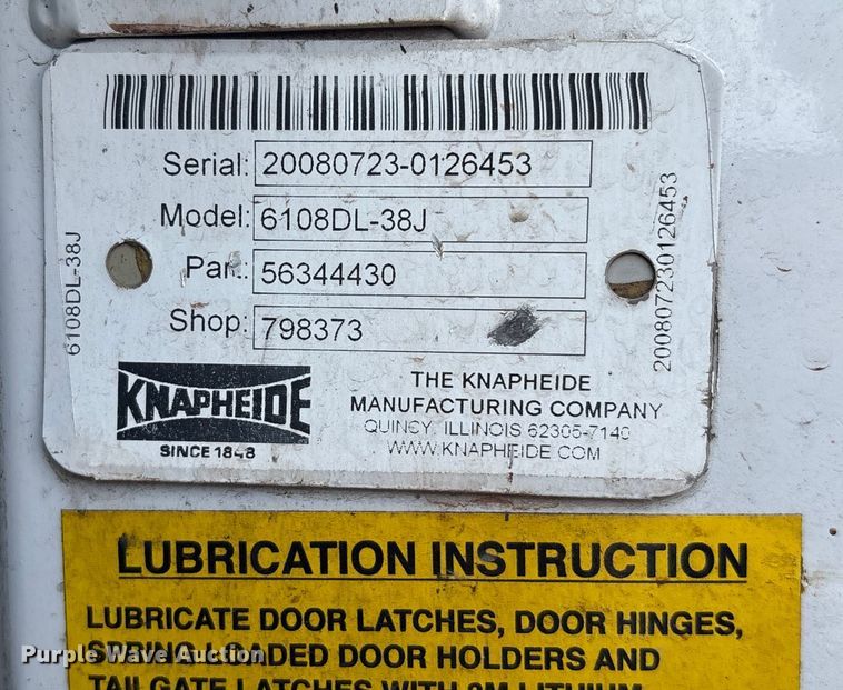 image for item EU7138 2008 Ford F450 Super Duty utility / service truck