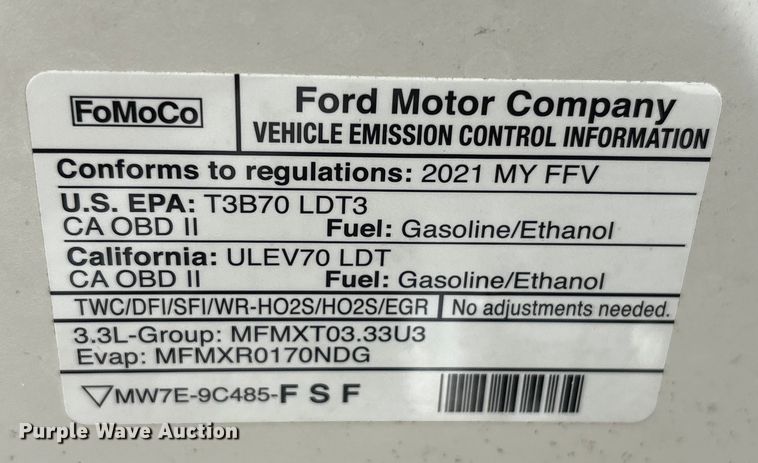 image for item EU7140 2021 Ford Explorer Police Interceptor SUV