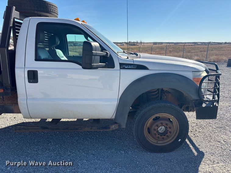 image for item EV2649 2012 Ford F450 Super Duty XL flatbed truck