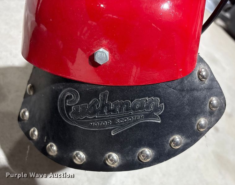 image for item EV2661 1960 Cushman Eagle motorcycle